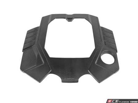 ES#4608863 - EVE-C8RS6-CFM-EN - C8 RS6 / RS7 Black Carbon Engine Cover - Matte - Made from prepreg carbon fiber and kevlar. - Eventuri - Audi