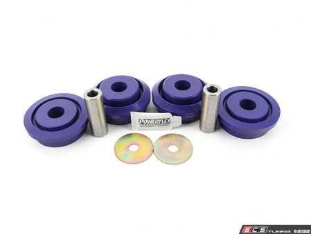 ES#2778185 - PFR5-1105X2 - Performance Polyurethane Rear Trailing Arm Complete Bushing Set - Helps maintain proper suspension geometry for improved handling and less "rear steer" feeling - Powerflex - MINI
