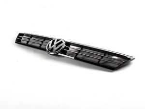 ES#2085963 - 5C6853651AZLL - Jetta Grille - Gloss Black With Chrome Strips - Includes chrome "VW" emblem - Genuine Volkswagen Audi - Volkswagen