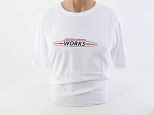ES#3442675 - 80142454511 - MINI JCW MEN'S Logo T Shirt Logo White - XL - Show your JCW style with this shirt - Genuine MINI - MINI