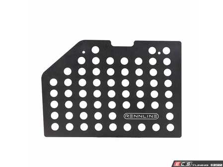 ES#4608980 - F63.BLACK - Aluminum Floor Board - Driver's Side - Black - Dress up your footwell with machined powdercoated aluminum - Rennline - Audi