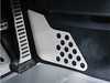 ES#4608977 - I88.SILVER - Aluminum Heel Guard Pad - Silver - Dress up your footwell with machined anodized aluminum - Rennline - Audi