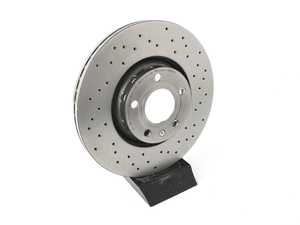 ES#4486095 - 3B0615301BX - Premium Xtra Cross Drilled UV Coated Rotor - Brembo - Audi