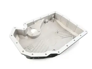 Pro Series Engine Oil Pan - Black With Machined Fins