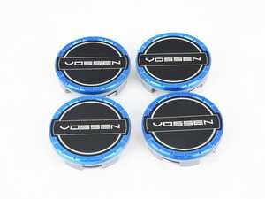 ES#4509012 - CAP-BSC-LG-CL-BL - Classic Billet Sport Cap For CV/VF/HF Series Wheels (Gloss Black) - HF7 Only - Replacement center caps - Vossen - Audi BMW Volkswagen Mercedes Benz MINI