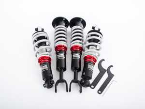 ES#4474069 - 000703LA01 - B5 A4 / S4 Quattro Adjustable Damping Coilovers - Features 32 way adjustable damping, variable length and zinc-coated shock bodies - ECS - Audi