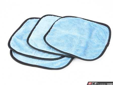 ES#4164144 - 55582 - PFM Dual Weave Glass Towel, Set of 4 - Dirty glass has met its match! This two-sided towel combines our super absorbent PFM terry weave and tight-weave microfiber. The last glass towel you'll ever need. - Griot's - Audi BMW Volkswagen Mercedes Benz MINI Porsche