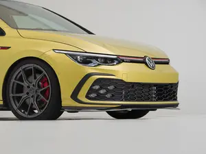 VW MK8 GTI Front Lip Spoiler - Flush Style - Gloss Black