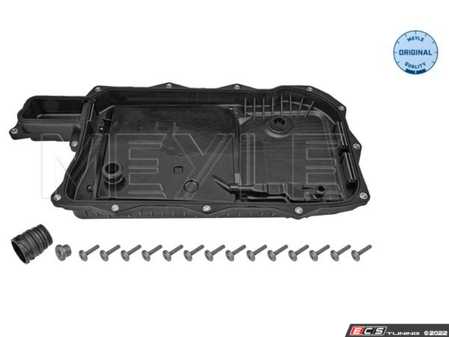 ES#4609172 - 24118632189 - Meyle Automatic Transmission Pan & Filter Kit - GA8P75HZ - Includes a new filter, oil pan, mechatronic connector plug, and installation hardware - ready to pair with your desired Automatic Transmission Fluid! - Meyle - BMW
