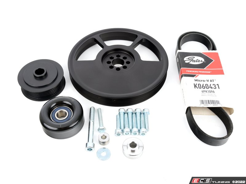 JH Motorsports - B8S56Rib - 6-Rib Alternator Belt Conversion Kit
