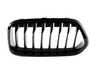 ES#4350316 - 51138080621 - High Gloss Black Kidney Grille - Left - For vehicles with individual high-gloss Shadow-Line option (S7M9A) - Genuine BMW - BMW