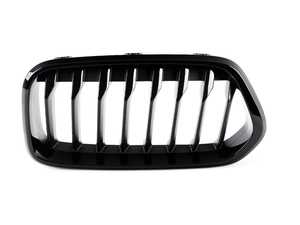 ES#4350316 - 51138080621 - High Gloss Black Kidney Grille - Left - For vehicles with individual high-gloss Shadow-Line option (S7M9A) - Genuine BMW - BMW