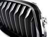 ES#4350316 - 51138080621 - High Gloss Black Kidney Grille - Left - For vehicles with individual high-gloss Shadow-Line option (S7M9A) - Genuine BMW - BMW