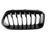 ES#4350317 - 51138080622 - High Gloss Black Kidney Grille - Right - For vehicles with individual high-gloss Shadow-Line option (S7M9A) - Genuine BMW - BMW