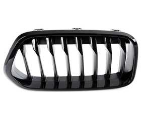 ES#4350317 - 51138080622 - High Gloss Black Kidney Grille - Right - For vehicles with individual high-gloss Shadow-Line option (S7M9A) - Genuine BMW - BMW