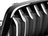 ES#4350317 - 51138080622 - High Gloss Black Kidney Grille - Right - For vehicles with individual high-gloss Shadow-Line option (S7M9A) - Genuine BMW - BMW