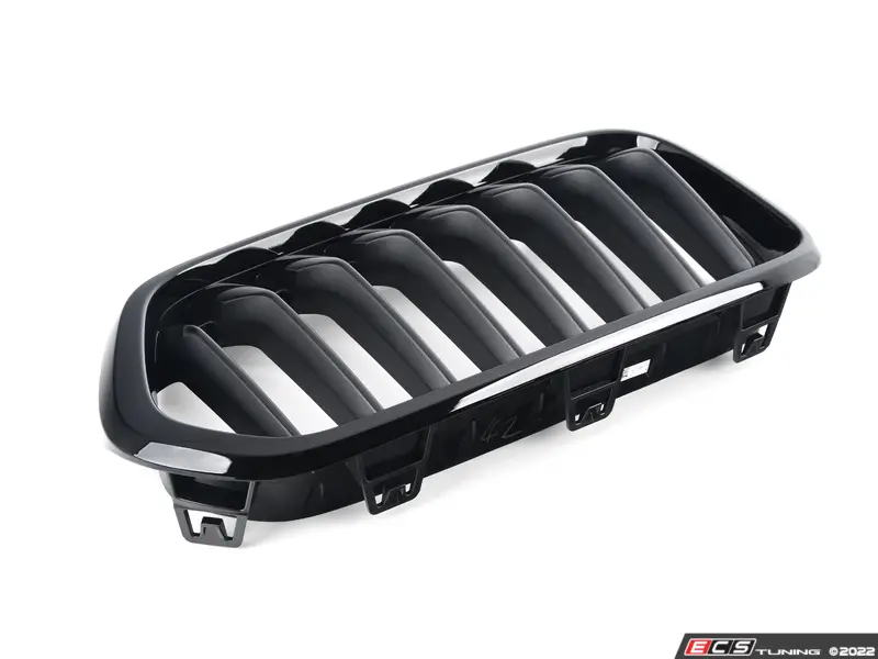 Genuine BMW - 51138080622 - High Gloss Black Kidney Grille - Right