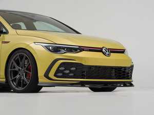 ES#4609106 - 014957LA01-02KT - VW MK8 GTI Front Lip Spoiler - Traditional Style - Textured Black - In-house engineered to upgrade your exterior styling - ECS - Volkswagen