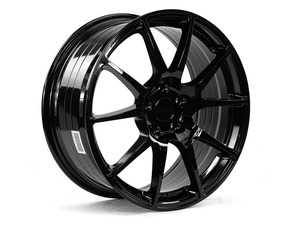 ES#4614066 - rv582w100400KT - 18" RF018 - Set Of Four - 18"x8" ET40 5x112 57.1CB - Gloss Black - REVO - Audi Volkswagen
