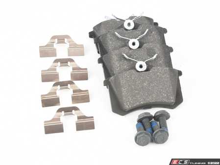 ES#4486671 - 5C0698451D - Premium Low-Met OE Equivalent Pad - Rear - Quality brake pads from an original equipment supplier - Brembo - Audi Volkswagen