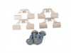 ES#4486671 - 5C0698451D - Premium Low-Met OE Equivalent Pad - Rear - Quality brake pads from an original equipment supplier - Brembo - Audi Volkswagen
