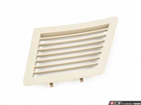 ES#111948 - 51437057940 - Beige Rear Kick Panel Vent Grille - Right - Replace your sun-baked kick panel trim - Genuine BMW - BMW