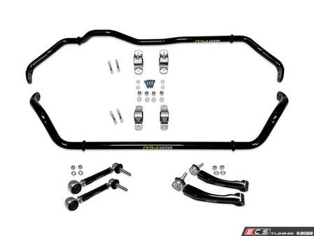ES#4615395 - 034-402-1027 - Dynamic+ Adjustable Sway Bar Bundle Package - Features perfectly-matched front and rear sway bars and Dynamic+ Billet Adjustable Front and Rear End Links - 034Motorsport - Audi