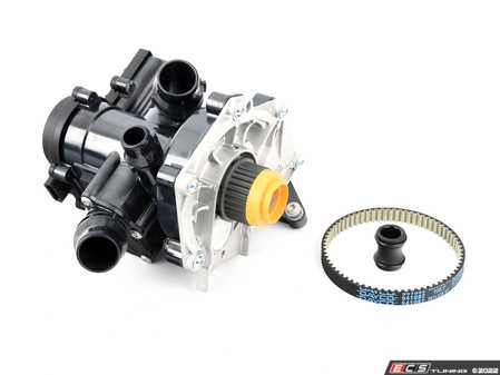 ES#4039367 - 06L121111H - Thermostat/Water Pump Kit - Includes thermostat, water pump, gasket, and belt. Made in Germany! - Vemo - Audi Volkswagen