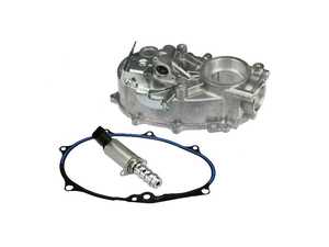 ES#4615447 - 06F103107G - Camshaft Adjuster Repair Kit - Located on the back of the cylinder head. Includes Housing, Housing Gasket, and Solenoid. - URO - Audi Volkswagen