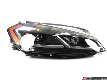 ES#3423821 - 5GM941078 - LED Headlight Assembly - Right - LED headlight with chrome trim - Genuine Volkswagen Audi - Volkswagen
