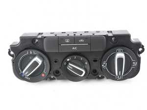 ES#3109004 - 5C0820047CTXSH - Manual Climate Control Panel - Black/Chrome - Controls climate functions - Genuine Volkswagen Audi - Volkswagen