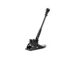 ES#4615476 - TR04 BLK.BLK - ExactShift Billet Short Shifter - Black With Black Shift Knob - Porsche 911/930 - Features 4 positions of shift throw adjustment for quick and precise shifts - Rennline - Porsche