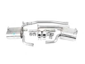 ES#3031833 - 140120 - Stainless Steel Cat-Back Exhaust - Touring - 2.25" stainless steel with dual 3.15" dual oval-rolled, angle-cut tips - Borla - MINI