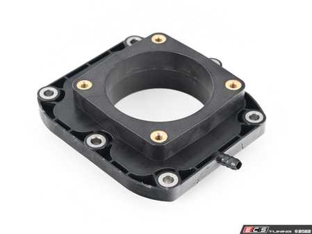 ES#4614059 - 11615A326C7 - Throttle Housing Flange - Bolts to the intake manifold and accepts the throttle body - Genuine BMW - BMW