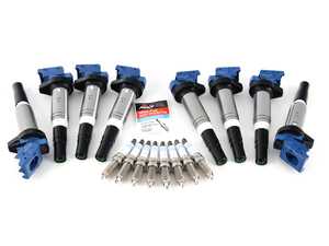 ES#4608601 - D650-0004KT11 - Ignition Service Kit  - A direct plug-and-play kit upgrade with up to 10% more energy output than stock! Featuring blue Dinan ignition coils. - Dinan - BMW