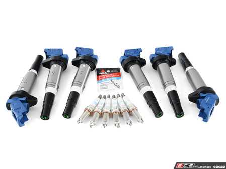 ES#4608600 - D650-0004KT10 - Ignition Service Kit - Everything you need to service your ignition system, featuring blue Dinan performance ignition Coils! - Dinan - BMW