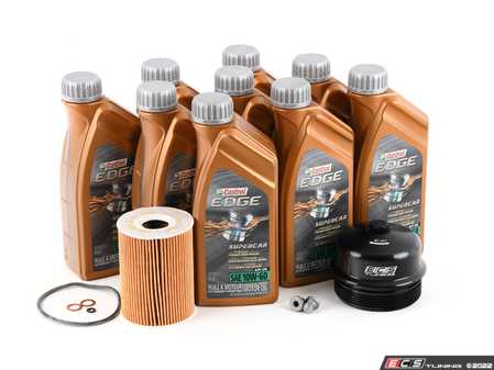 ES#4336233 - E965SVCKT7 - Castrol TWS Oil Change Kit / Inspection I - Assembled By ECS - BMW