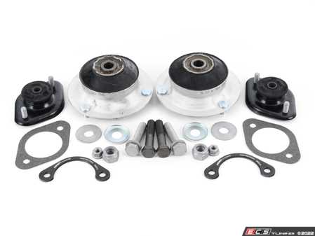 ES#4315945 - 31336779613KT6 - Cup Kit/Coilover Installation Kit - Without Spring Pads - Everything you need to install coilovers, shocks/struts, or a cup kit on your BMW including HD rear shock mounts with reinforcement plates - Assembled By ECS - BMW