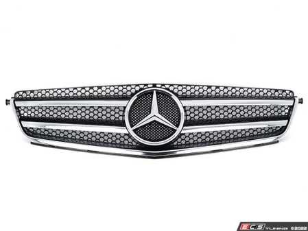 ES#1741837 - 2048801083 - Radiator Grille - Attached to the hood - Genuine Mercedes Benz - Mercedes Benz