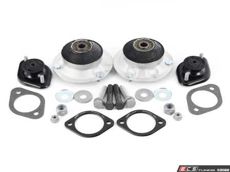 ES#4315944 - 31336779613KT5 - Cup Kit/Coilover Installation Kit - Without Spring Pads - Everything you need to install coilovers, shocks/struts, or a cup kit on your BMW including HD rear shock mounts with reinforcement plates - Assembled By ECS - BMW