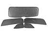 ES#4372409 - 2GJ064365 - Rear Sunshade Set  - Magnetic 5 piece set comes complete with two luggage compartment side window sunshades, 2 rear passenger window sunshades and one rear windshield sunshade. - Genuine Volkswagen Audi - Volkswagen