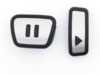 ES#4615611 - 10A723131 - ID4 Play And Pause Pedal Set - Play and Pause caps for the accelerator and brake pedals. - Bremmen Parts - Volkswagen