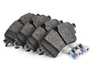 ES#4845340 - B9S45RBS2KT - Rear Brake Service Kit - Featuring ECS V5 Plain Rotors And ECS DD23 "Daily Driver" ceramic brake pads. - Assembled By ECS - Audi