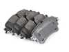 ES#4845340 - B9S45RBS2KT - Rear Brake Service Kit - Featuring ECS V5 Plain Rotors And ECS DD23 "Daily Driver" ceramic brake pads. - Assembled By ECS - Audi