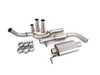 ES#4726754 - 050371la01KT - New Beetle Performance Catback Exhaust System  - In-house engineered for VW New Beetle enthusiasts! Featuring T304 SS Tig-welded 2.5" tubing, a center resonator and a straight-through perforated core muffler - ECS - Volkswagen
