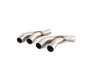 ES#4615583 - 018942LA01-02 - Tiguan MQB (Pre-facelift) 2.0T Catback Exhaust System - With Quad Exit Tips  - In-house engineered for VW Tiguan enthusiasts! Featuring T304 SS Tig-welded 3.0" tubing, dual straight-through 2.5" perforated core mufflers and quad exit 4.0" tips - ECS - Volkswagen