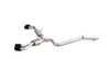 ES#4615583 - 018942LA01-02 - Tiguan MQB (Pre-facelift) 2.0T Catback Exhaust System - With Quad Exit Tips  - In-house engineered for VW Tiguan enthusiasts! Featuring T304 SS Tig-welded 3.0" tubing, dual straight-through 2.5" perforated core mufflers and quad exit 4.0" tips - ECS - Volkswagen