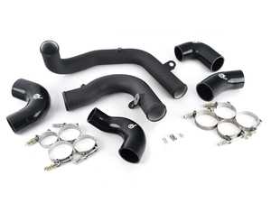 ES#4349462 - 46-20414-B - BladeRunner Aluminum Hot And Cold Charge Pipe Kit - Black  - 25% Increase in airflow over stock granting a Dyno-Proven gain of +15HP and +19Lb-Ft of Torque! - AFE - Audi Volkswagen