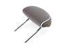 ES#2644144 - 52209808829 - Rear Headrest - Center Lounge Leather Coffee Leather Brown / White  - Mount to the center seat in the rear - Genuine MINI - MINI