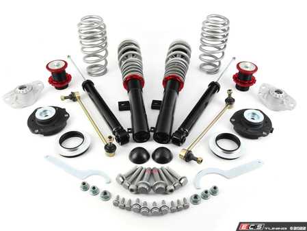 ES#4608371 - 016554ECS02-07KT - ECS Street Coilover System - With Installation Kit - Includes strut and shock mounts along with all the necessary installation hardware for a complete suspension package! - ECS - Audi Volkswagen